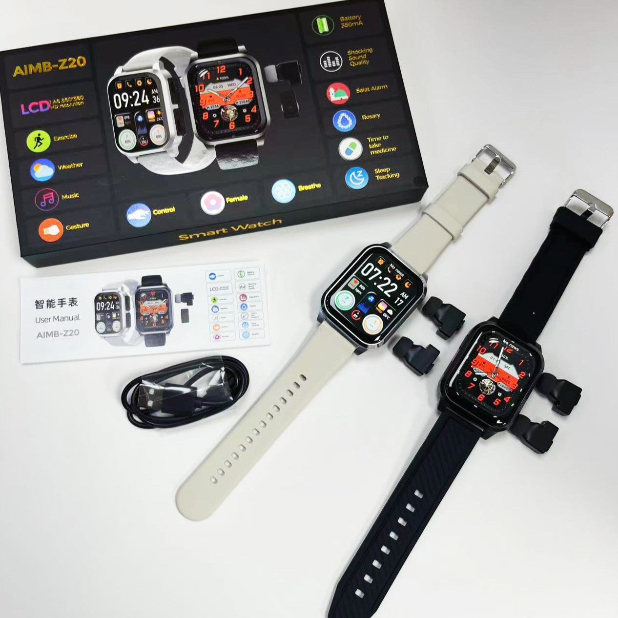 Smartwatch and Bluetooth Airpods